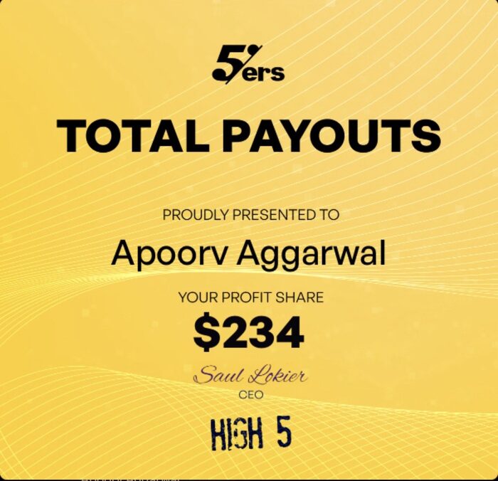 The5ers profit share payout